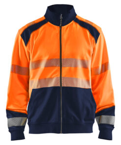 Blåkläder 3558 Hi-Vis sweatshirt with full zip - Image 3