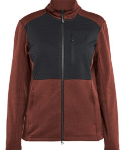 Blåkläder 3549 Women's Sweatshirt Full Zip - 100% polyester fleece one side brush