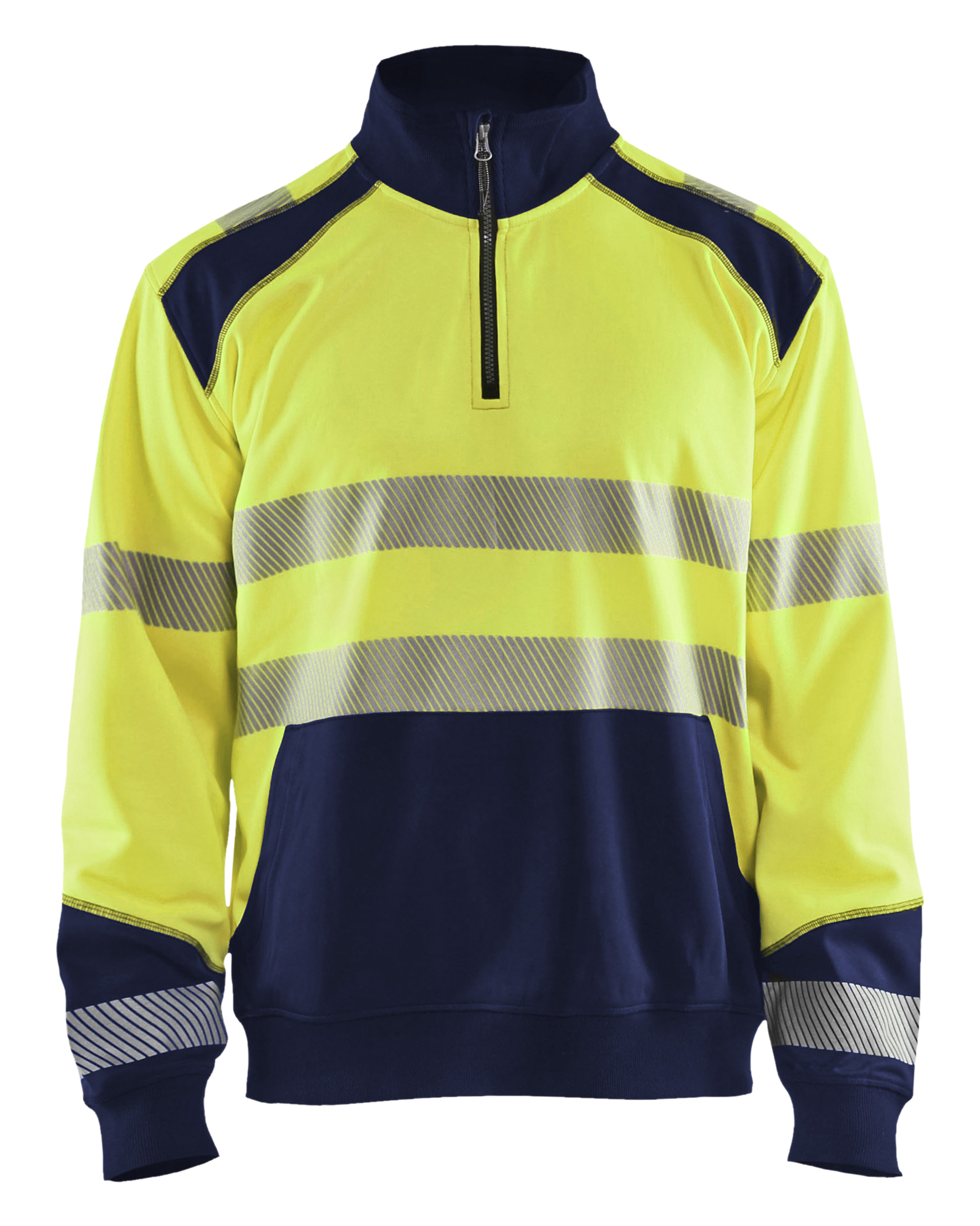 Blåkläder 3556 Hi-Vis sweatshirt with half zip