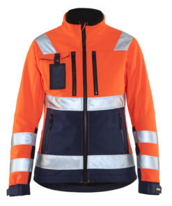 Blåkläder 4902 Women's Hi-Vis Softshell jacket - Image 3