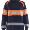 Navy Blue/Orange