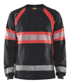 Blåkläder 3510 Hi-Vis Long Sleeved T-shirt - Image 4