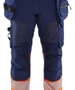 Blåkläder 1821 Hi-vis Softshell Trousers - Image 3