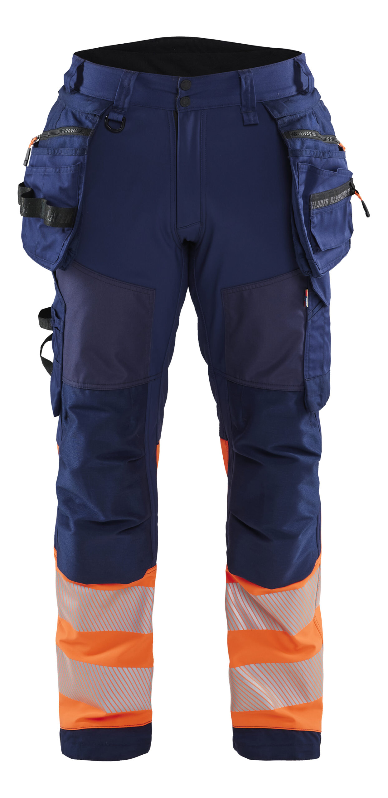 Blåkläder 1821 Hi-vis Softshell Trousers - Image 3