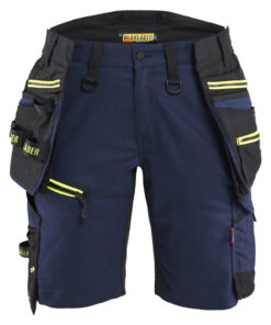 Blåkläder 7175 STRIKER Women's Craftsman Shorts Stretch - Image 6