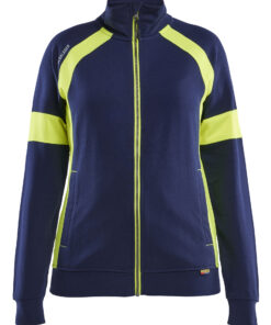 Alternative view of Blåkläder 3568 Women's Sweatshirt with Hi-vis Full Zip