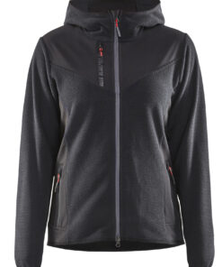 Alternative view of Blåkläder 5941 Women's knitted jacket with softshell and hood
