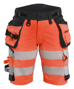 Blåkläder 7020 Women's Hi-Vis shorts 4-way stretch - Image 4