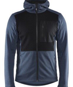 Blåkläder 3540 Hoodie with full-length zip - 100% polyester fleece one side brush - Image 4