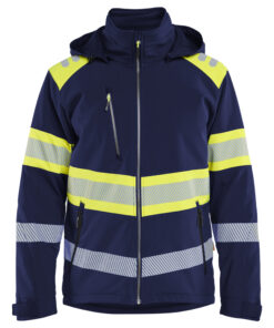 Alternative view of Blåkläder 4489 Hi-Vis Lightweight Lined Winter Softshell Jacket