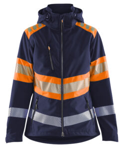 Blåkläder 4404 Women’s Hi-Vis Softshell Jacket - Image 3
