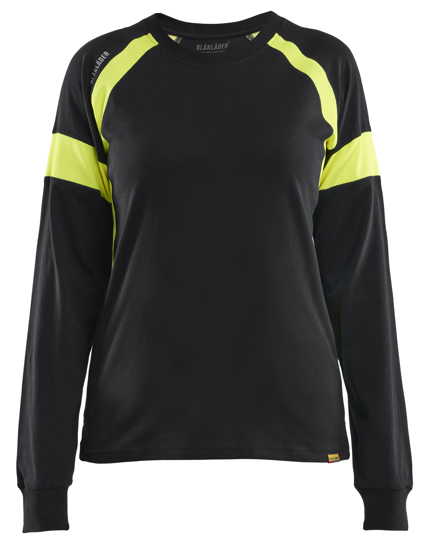 Blåkläder 3521 Women's Long-Sleeved T-shirt with Hi-Vis - Image 2