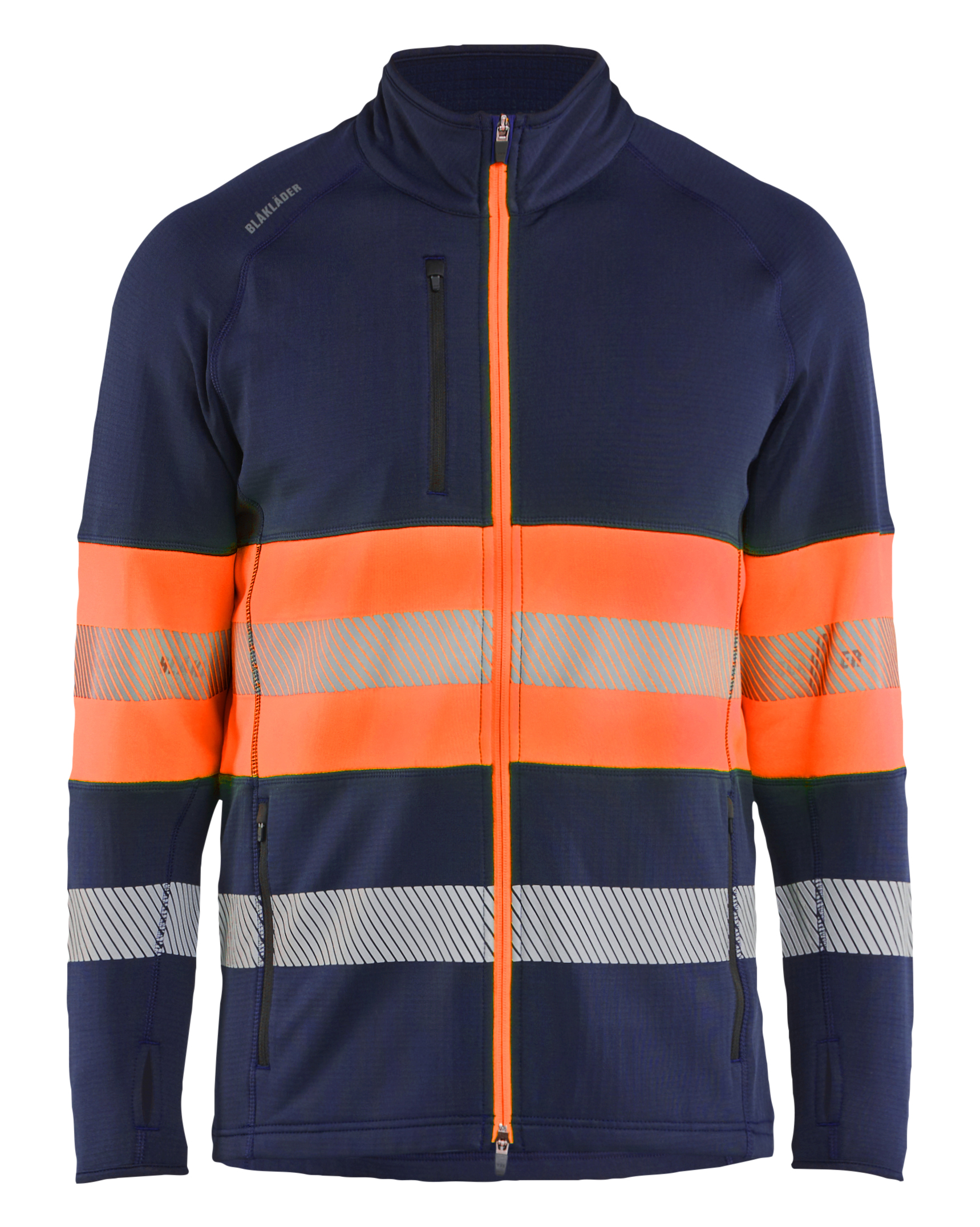 Blåkläder 4712 Hi-Vis Fleece Jacket - Image 2