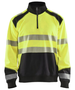 Alternative view of Blåkläder 3556 Hi-Vis sweatshirt with half zip