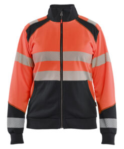 Blåkläder 3508 Women’s Hi-Vis Sweatshirt with zipper - Image 4