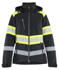 Blåkläder 4406 Women’s Hi-Vis Lightweight Lined Winter Softshell Jacket - Image 3