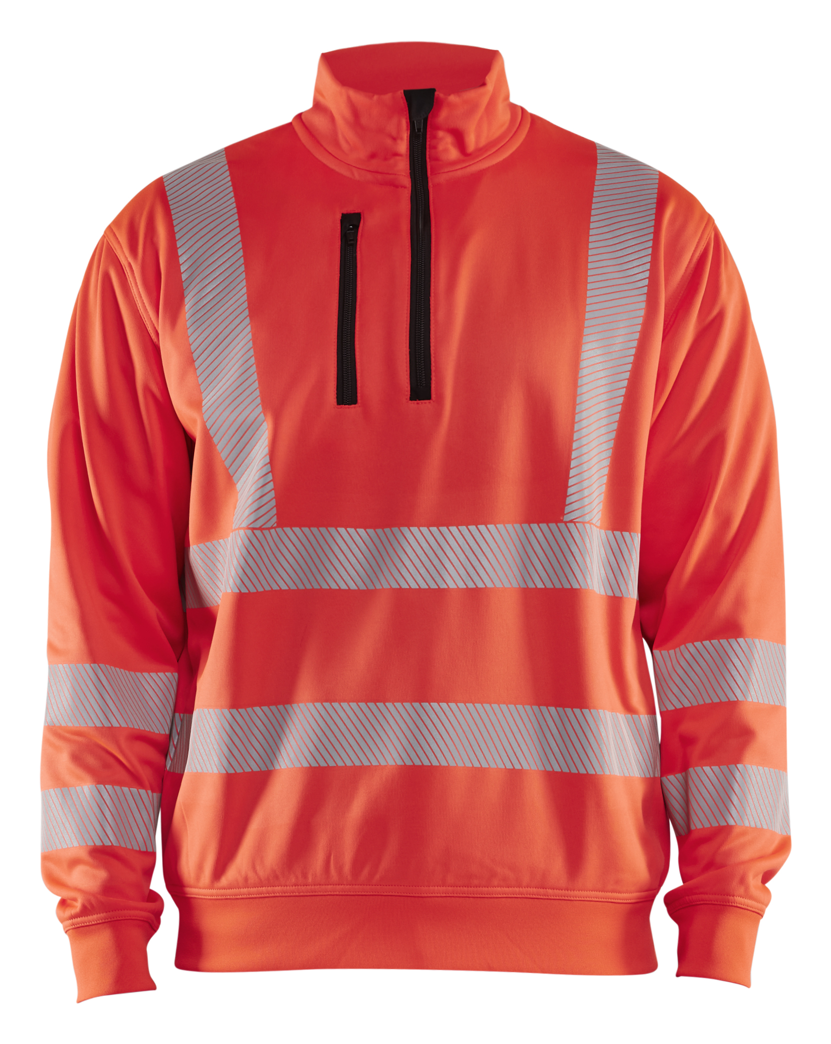 Blåkläder 3564 Hi-Vis Sweatshirt Half-zip - Image 3