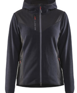 Blåkläder 5941 Women's knitted jacket with softshell and hood