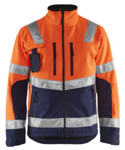 Blåkläder 4900 Hi-Vis Softshell jacket - Image 3