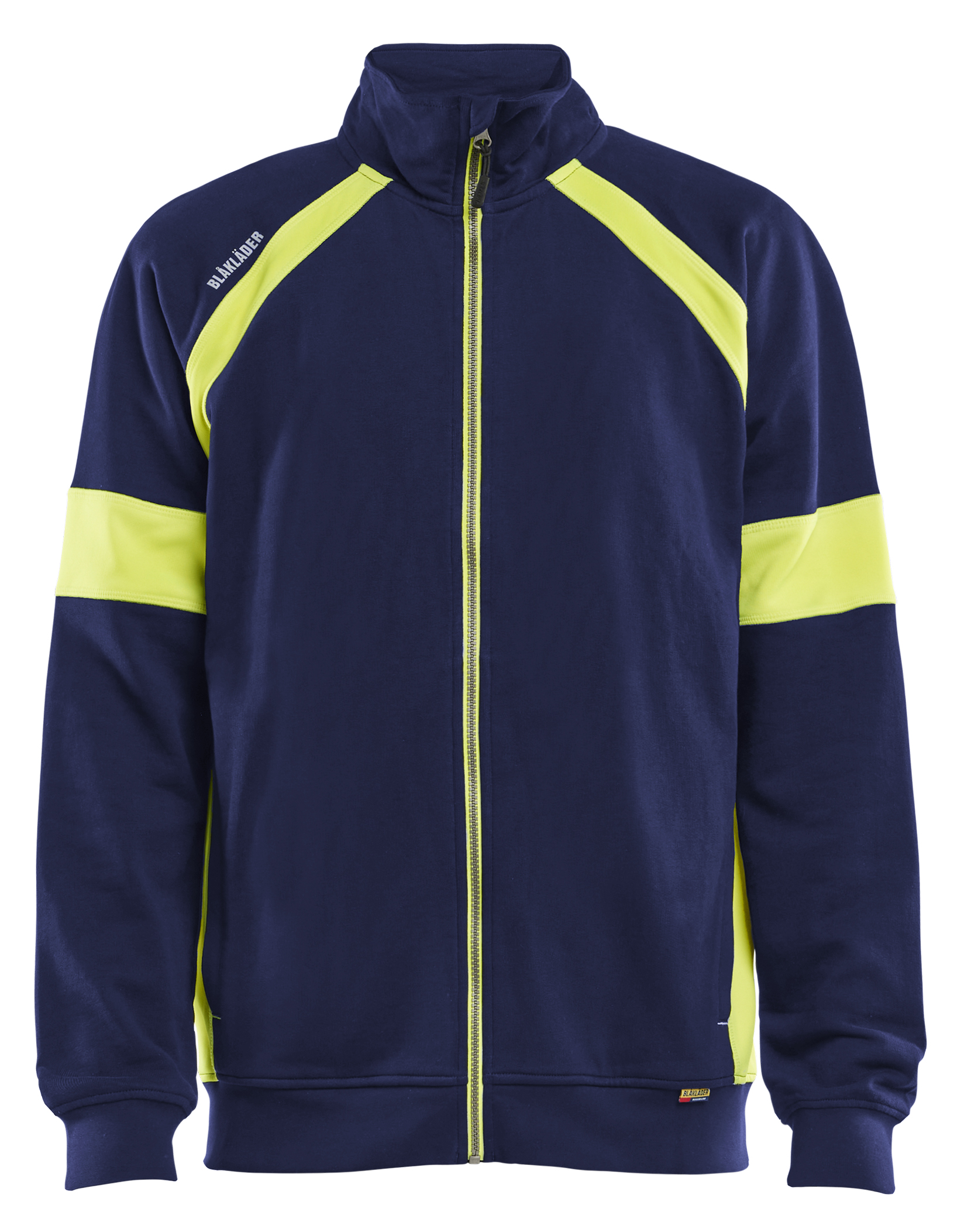 Blåkläder 3567 Sweatshirt with Hi-vis Full Zip - Image 2
