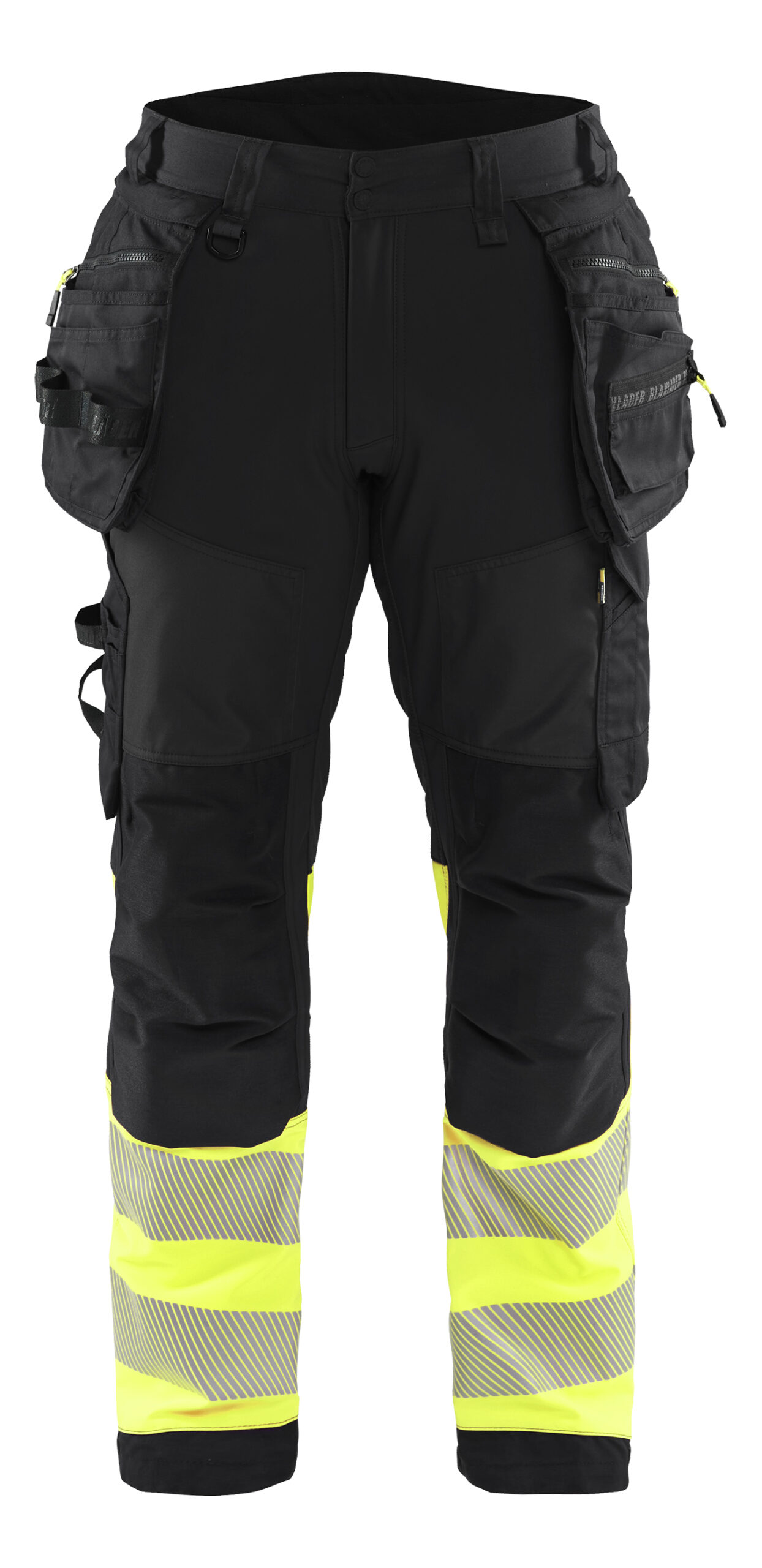 Blåkläder 1821 Hi-vis Softshell Trousers - Image 2
