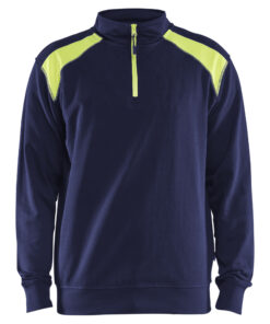 Blåkläder 3353 Half-zip 2-tone sweatshirt - Image 6