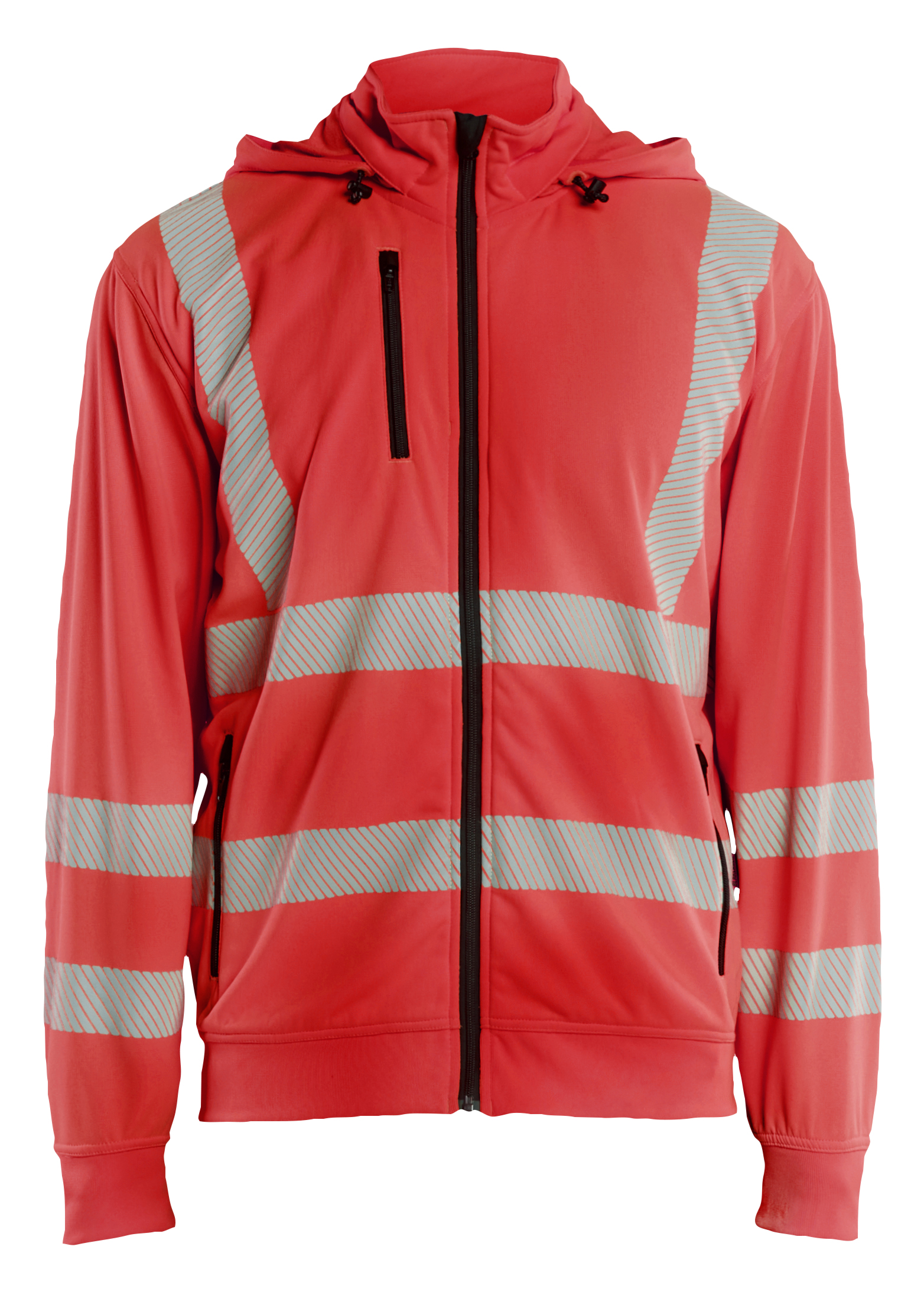 Blåkläder 3573 Hi-Vis Sweatshirt detachable hood - Image 3