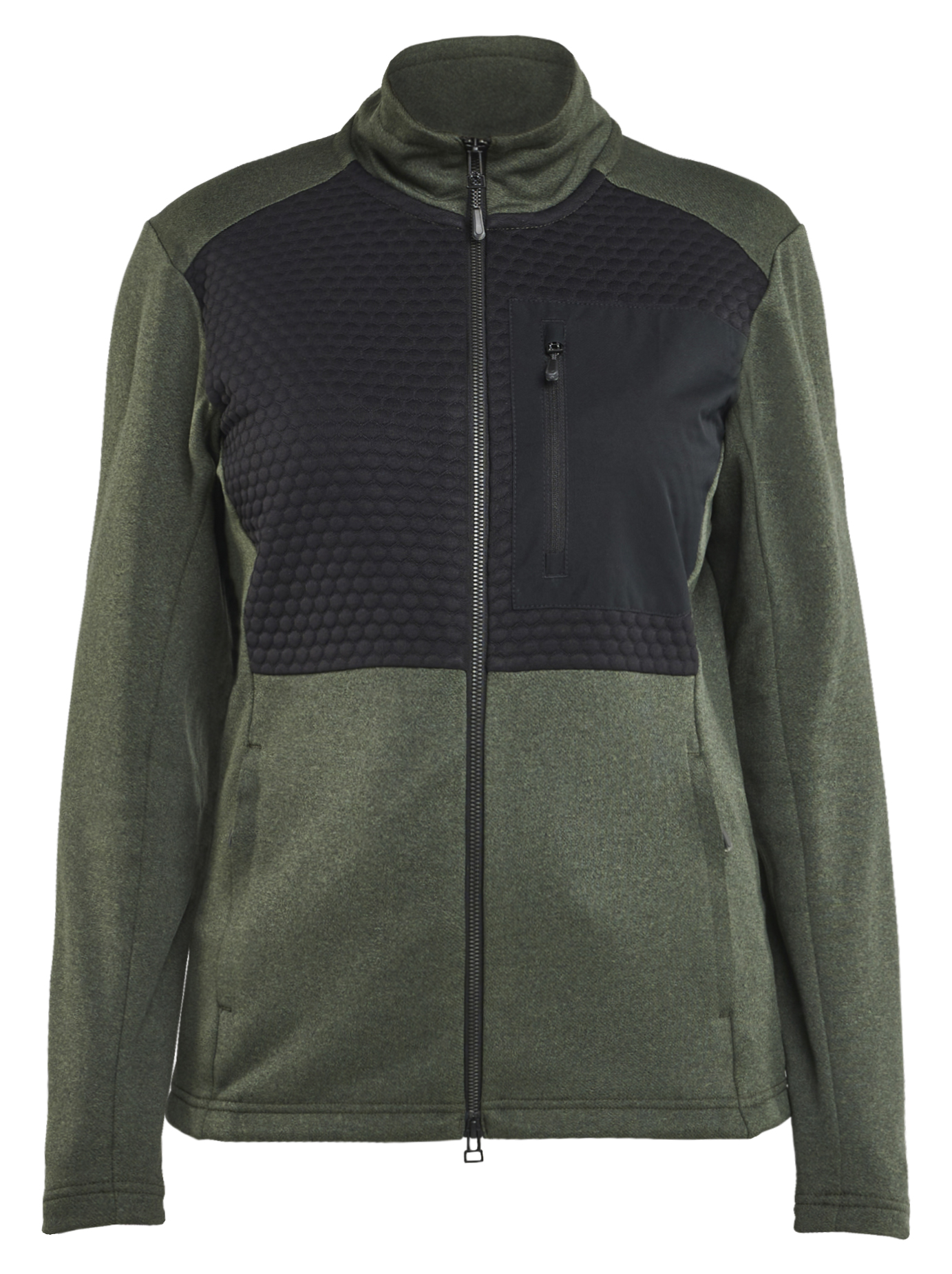 Blåkläder 3549 Women's Sweatshirt Full Zip - 100% polyester fleece one side brush - Image 2
