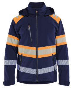 Blåkläder 4489 Hi-Vis Lightweight Lined Winter Softshell Jacket - Image 3