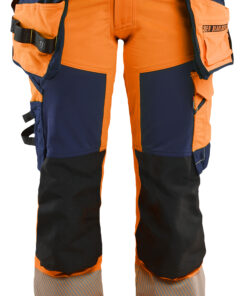 Blåkläder 7022 Women's Hi-Vis trousers 4-way stretch - Image 3