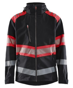 Blåkläder 4494 Hi-Vis Softshell Jacket - Image 4