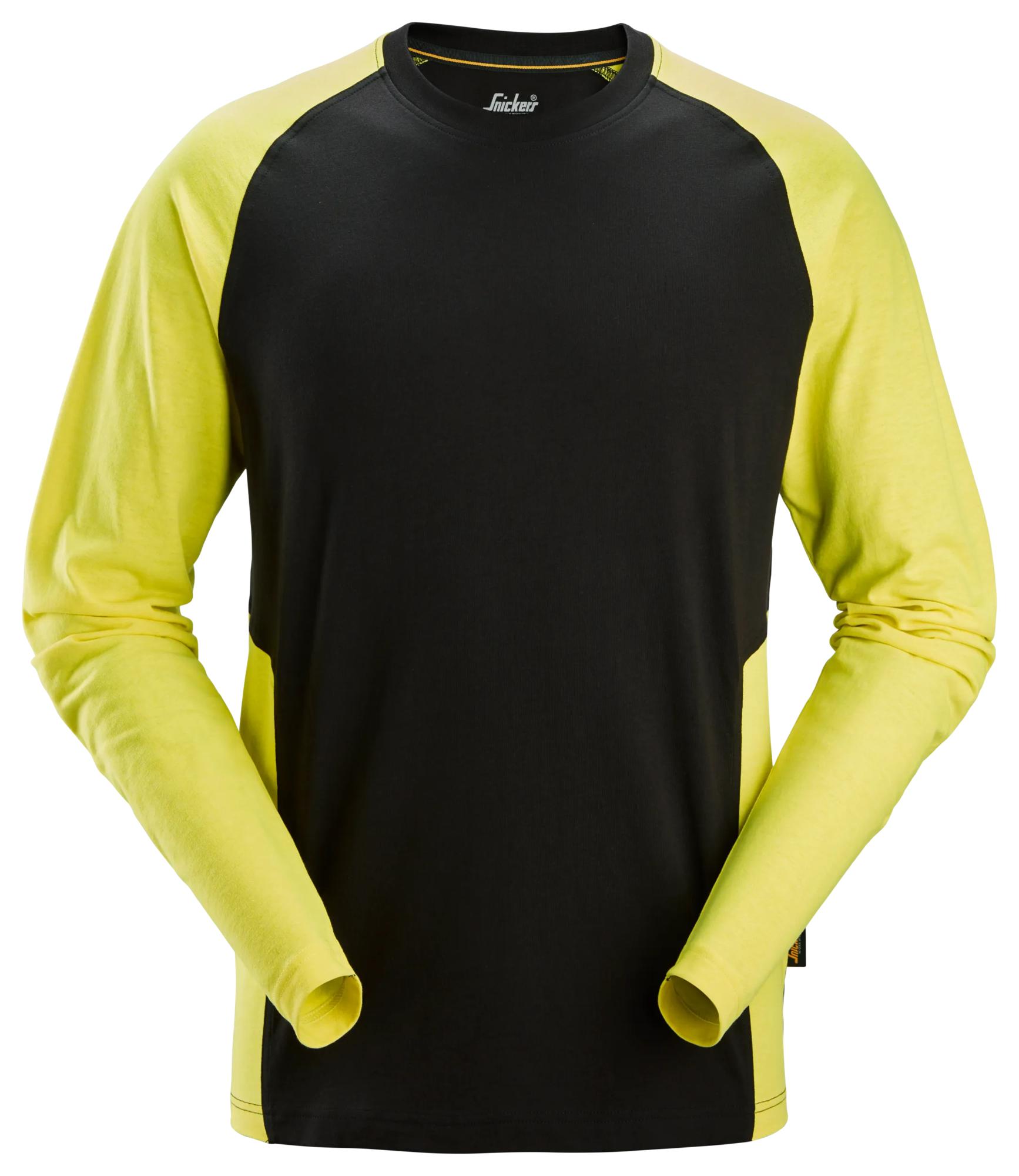 Snickers 2450 Two-Coloured Long Sleeve T-Shirt - Image 2