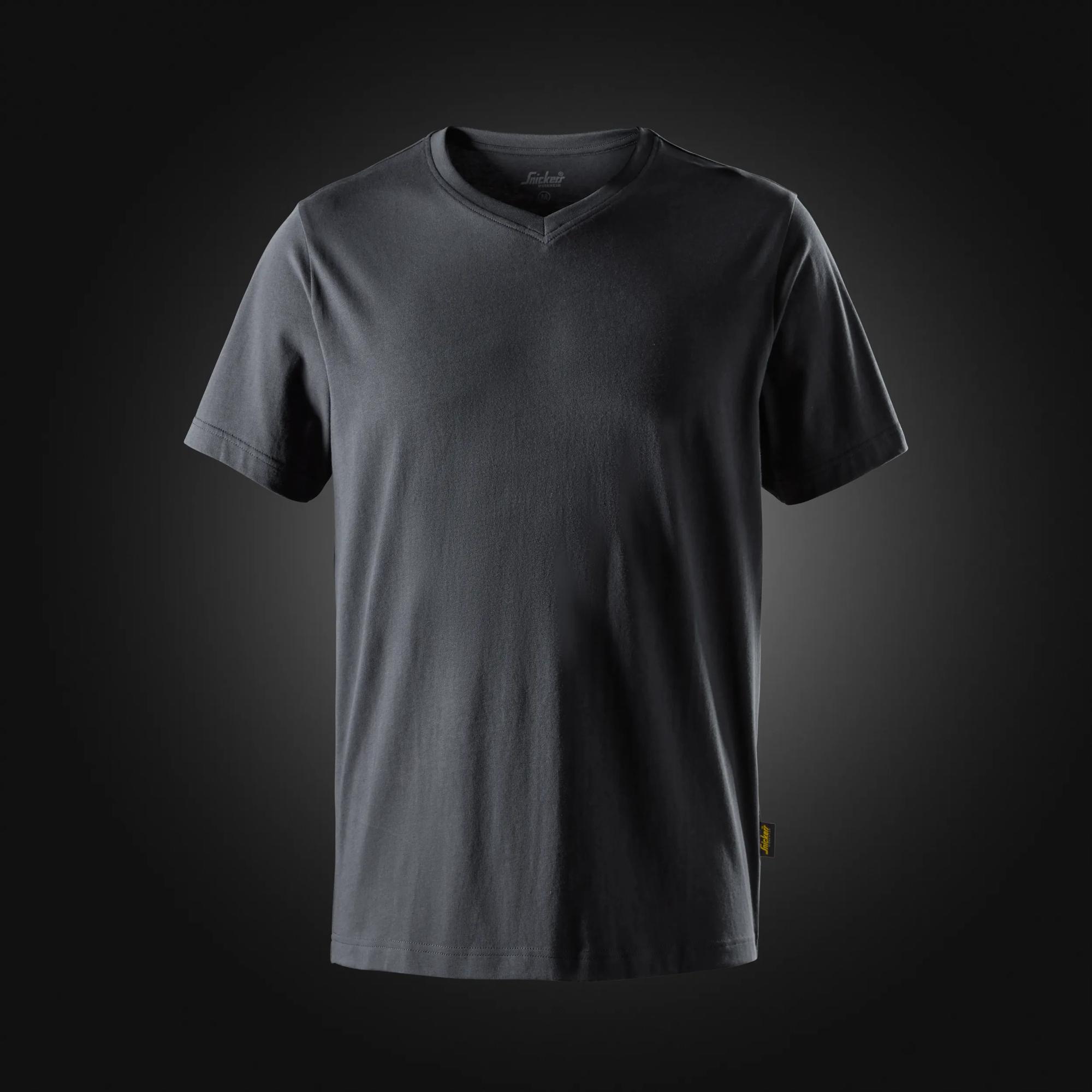 Snickers 2512 Classic V-Neck T-Shirt - Image 4