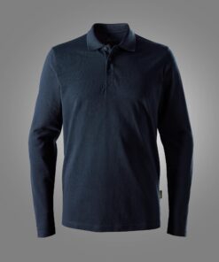 Snickers 2608 Classic Long Sleeve Polo Shirt - Image 3