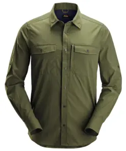 Snickers 8521 LiteWork Wicking Long Sleeve Shirt - Image 4