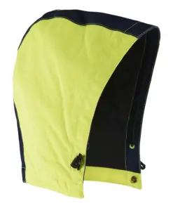 Blåkläder 2169 Flame resistant Winter Hood in Hi-Vis Yellow/Navy Blue