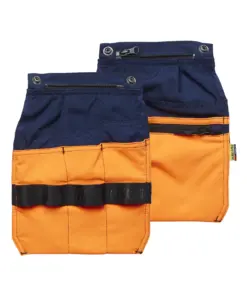 Blåkläder 2170 Tool pockets zipper & press stud fastening in Navy Blue/Orange