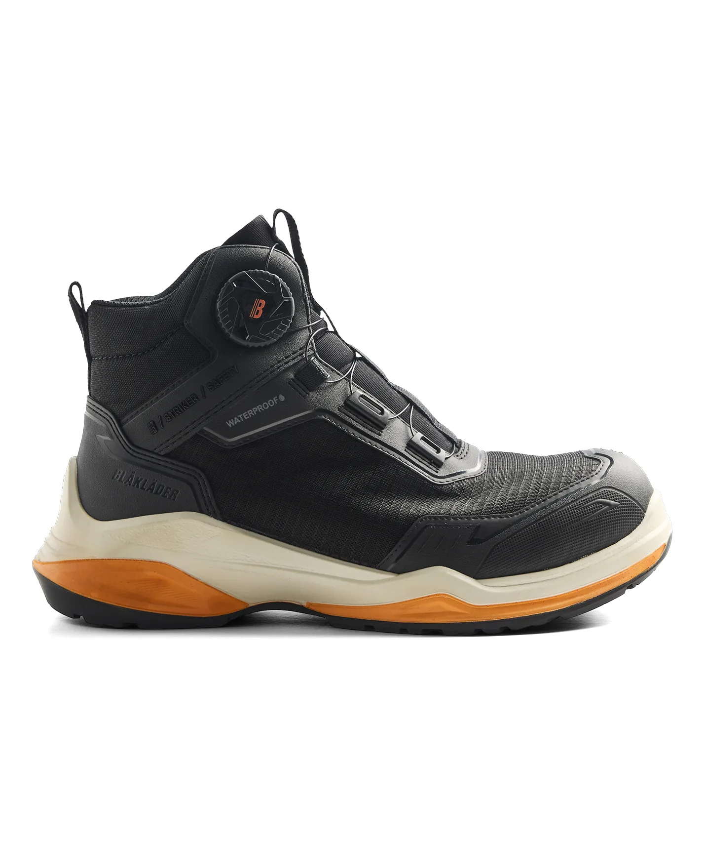 Blåkläder 2498 STRIKER Safety Boot S7S Waterproof in Black/Rust