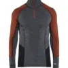 Mid Grey/Dark Red