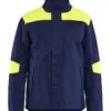 Blåkläder 4801 Welding Jacket in Navy Blue/Hi-Vis Yellow
