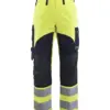 Blåkläder 7289 Women's APC 2 Multinorm Inherent Trousers in Hi-Vis Yellow/Navy Blue