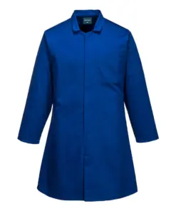 Portwest 2202 Food Industry 1 Pocket Coat in Royal Blue