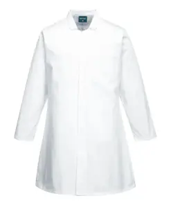 Portwest 2202 Food Industry 1 Pocket Coat in White