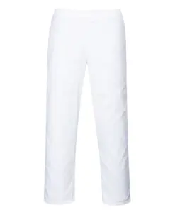 Portwest 2208 Bakers Trousers in White