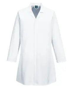 Portwest 2210 Food Industry No Pocket Coat in White
