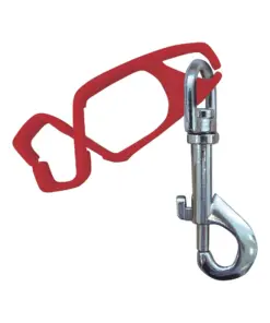 Portwest A001 Glove Clip (Pk40) in Red