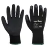 Portwest A100 Grip 10 Latex Glove 12-Pack in Black
