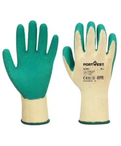 Portwest A100 Grip 10 Latex Glove 12-Pack in Green
