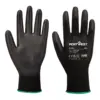 Portwest A120 Grip 13 PU Palm Glove 12-Pack in Black