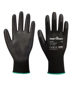 Portwest A120 Grip 13 PU Palm Glove 12-Pack in Black